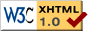 XHTML 1.0 Transitionnel valide !